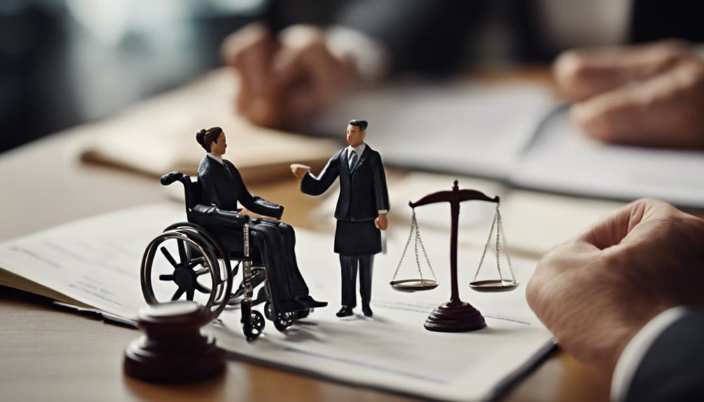 legal support for alimony and disability